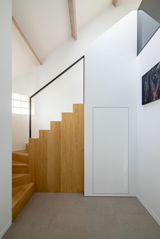 modern wonen realisatie binnenschilderwerk door Lafaut